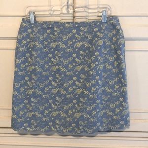 Lilly Pulitzer Blue “White Label” Coastal Skirt